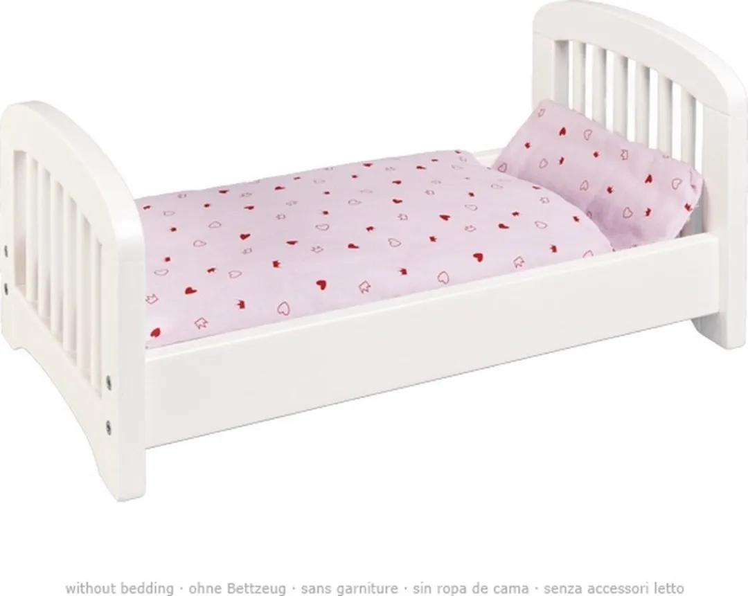 Goki Poppenbed 8651734 - Roze/Wit