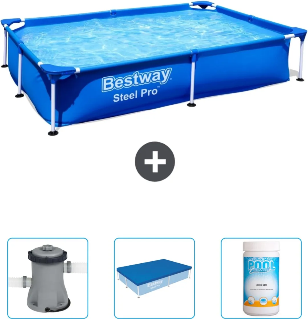 Bestway Steel Pro Zwembad 221x150cm Blauw