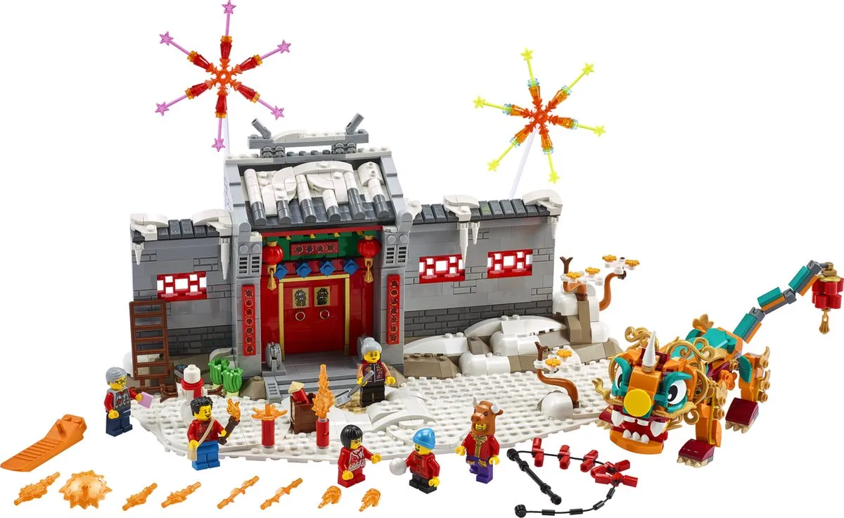 LEGO Story of Nian 80106 - 1067 Stukken - 5 Minifiguren - afbeelding 6 van 6