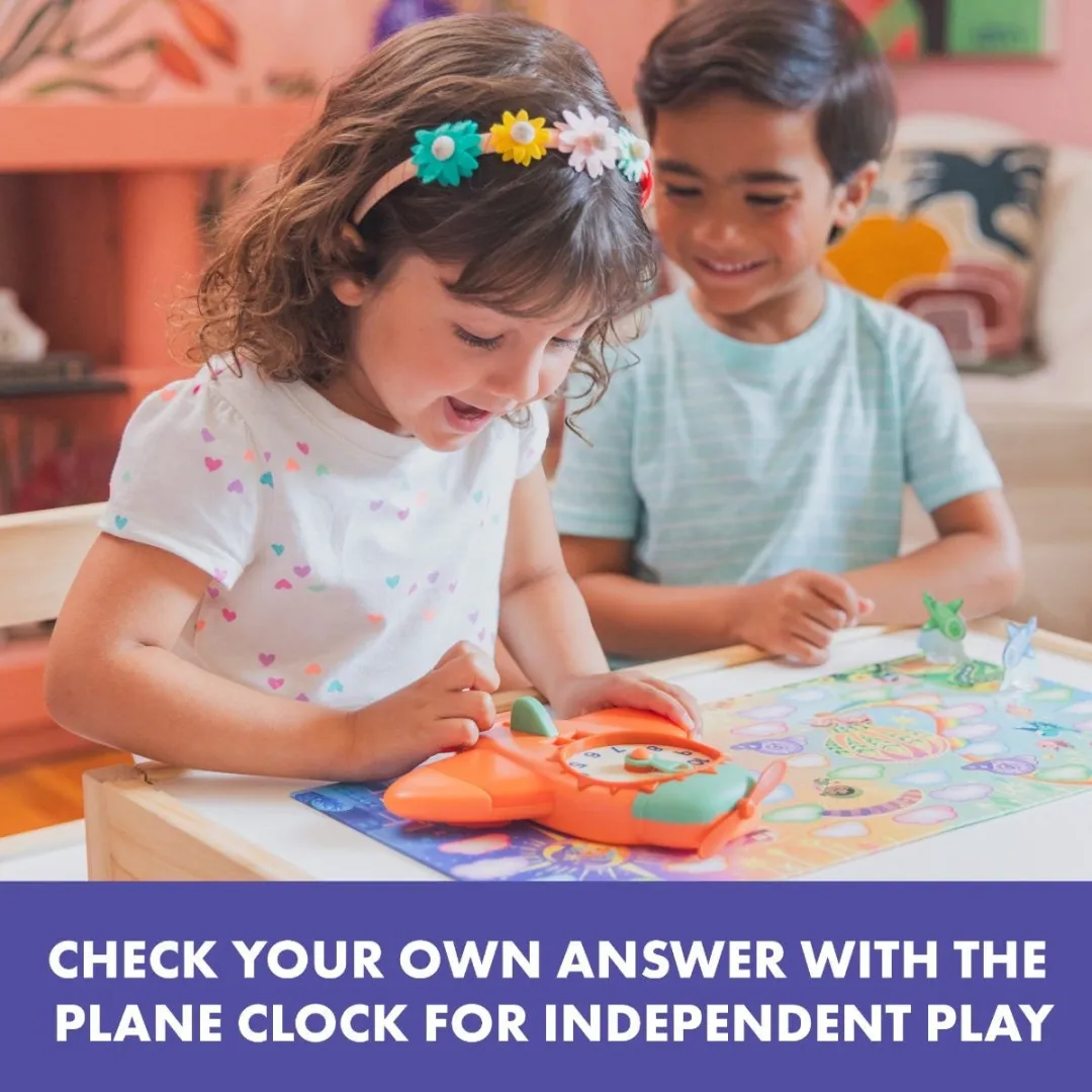Learning Resources Time to Fly Clock Game - Multicolor
