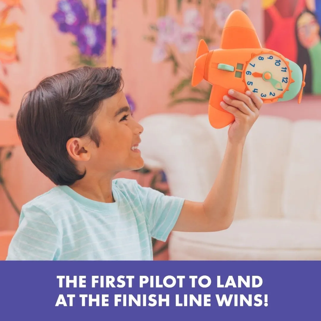 Learning Resources Time to Fly Clock Game - Multicolor