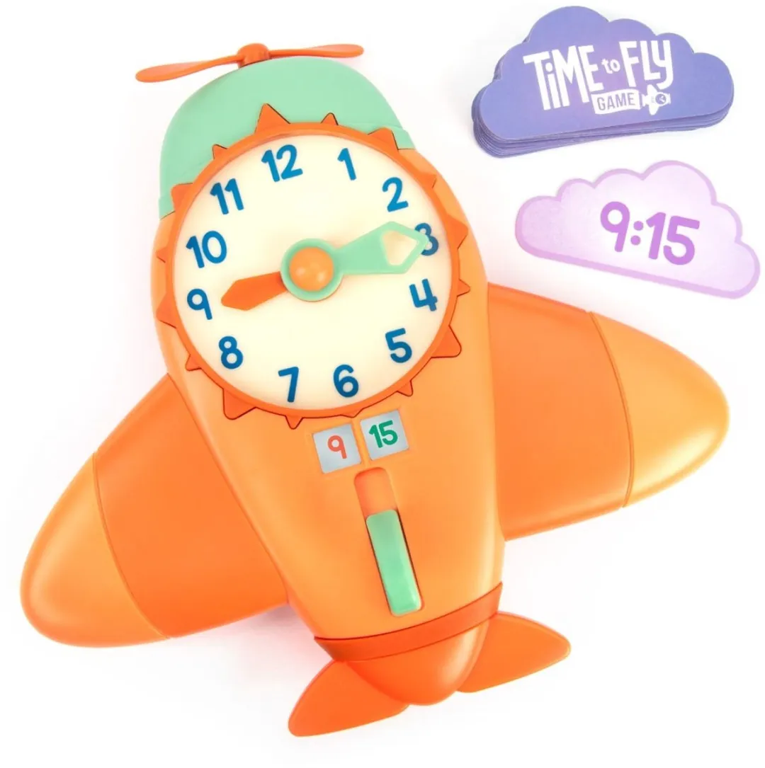 Learning Resources Time to Fly Clock Game - Multicolor