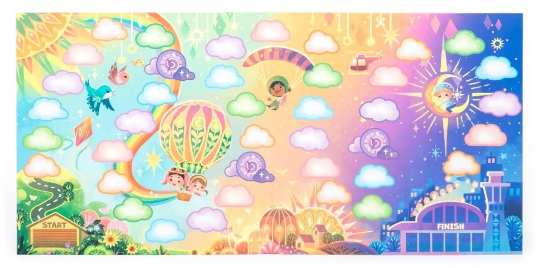 Learning Resources Time to Fly Clock Game - Multicolor