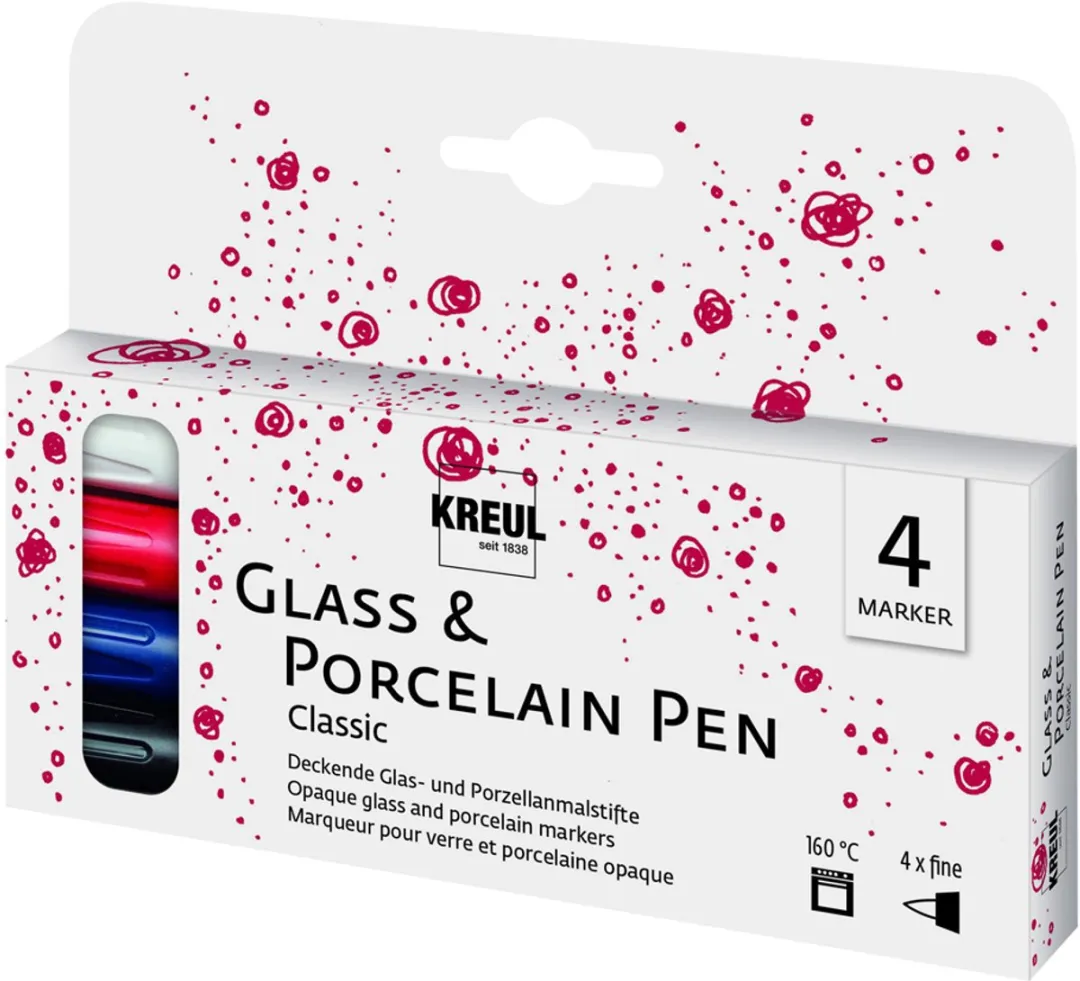 Kreul Porseleinstiften Classic Set