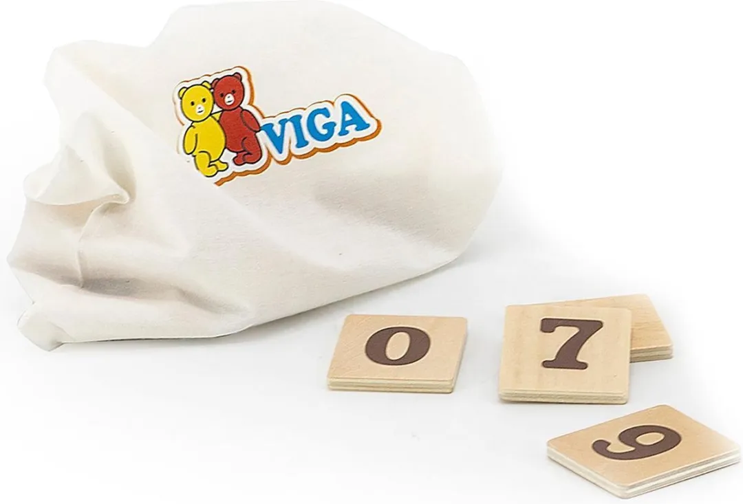 New Classic Toys Viga Houten Leerklok 44547 - Educatief Speelgoed