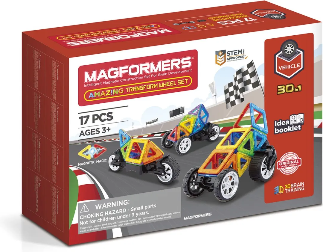 Magformers Amazing Transform Vehicle Set 17-delig