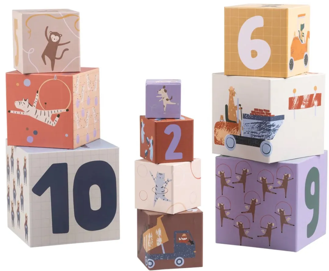 Sebra Teeny Toes Busy Builders Stapeltoren