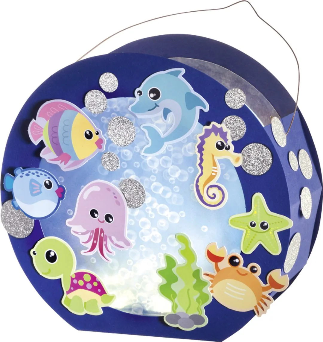 Folia Lichtgevende Zeedieren Knutselset - 5 Stuks