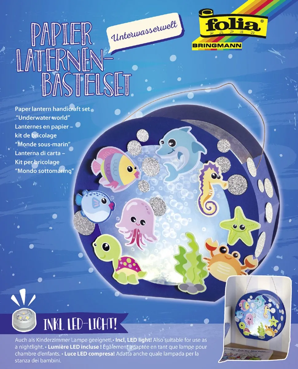 Folia Lichtgevende Zeedieren Knutselset