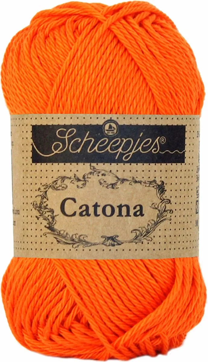 Scheepjes Catona Wol - 25g - Royal Orange