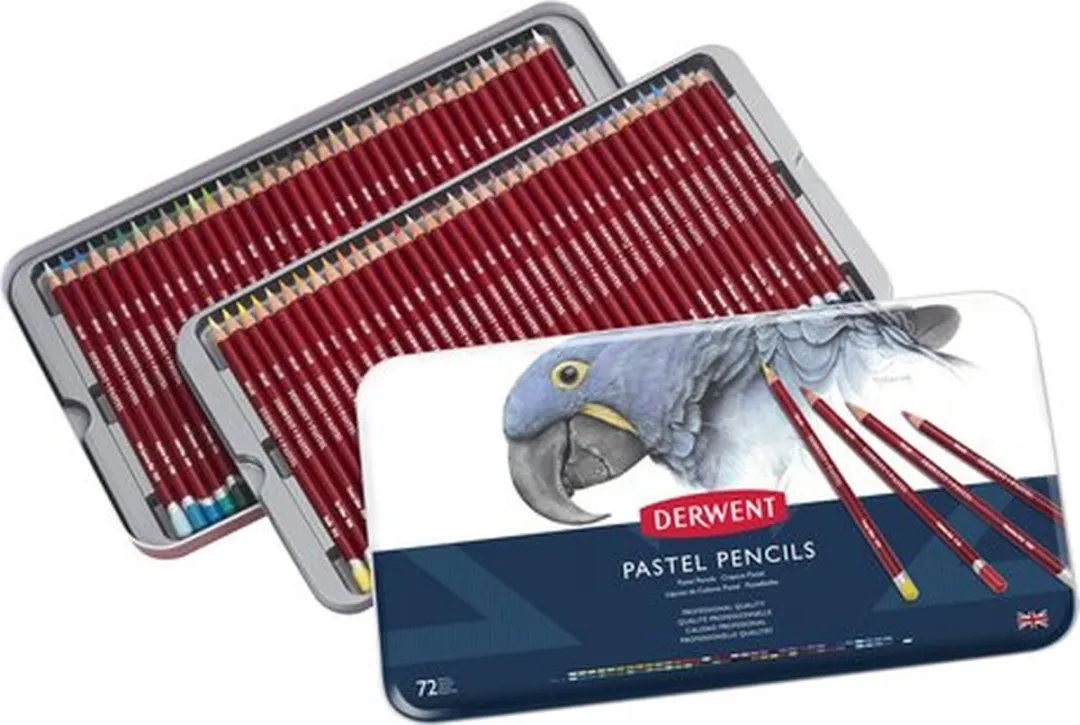 Derwent Pastel Potloden 72 Stuks - 4mm - Meerdere kleuren