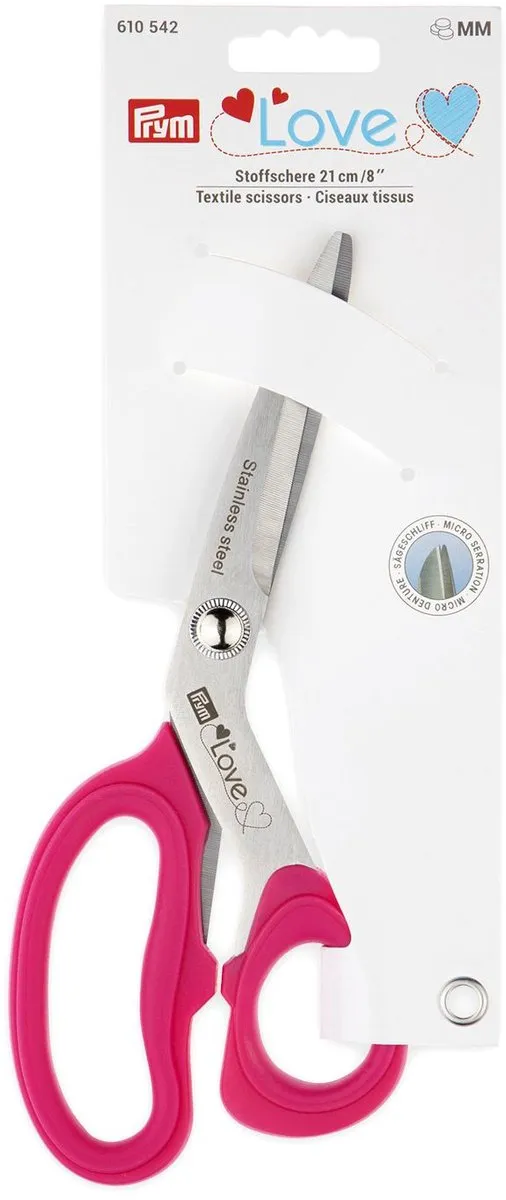 Prym Love Stofschaar 21cm - Fuchsia