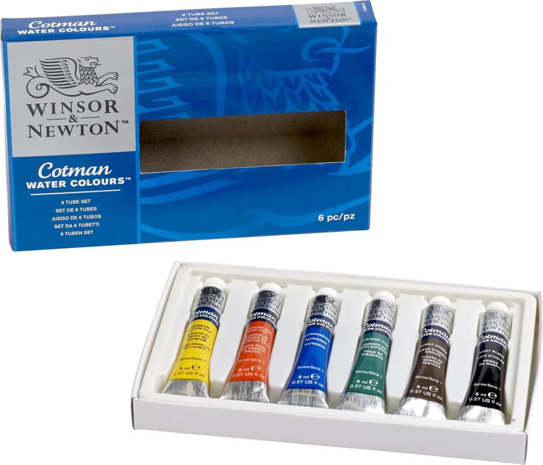Winsor & Newton Cotman Aquarelset 8 Tubes 8ml