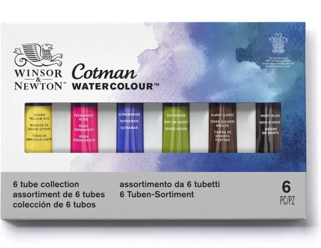 Winsor & Newton Cotman Aquarelset 8 Tubes 8ml