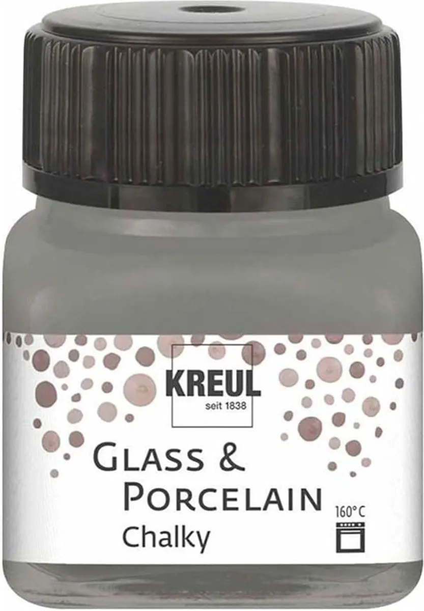 Kreul Glasverf Smoky Stone Extra Mat Chalky 20ml