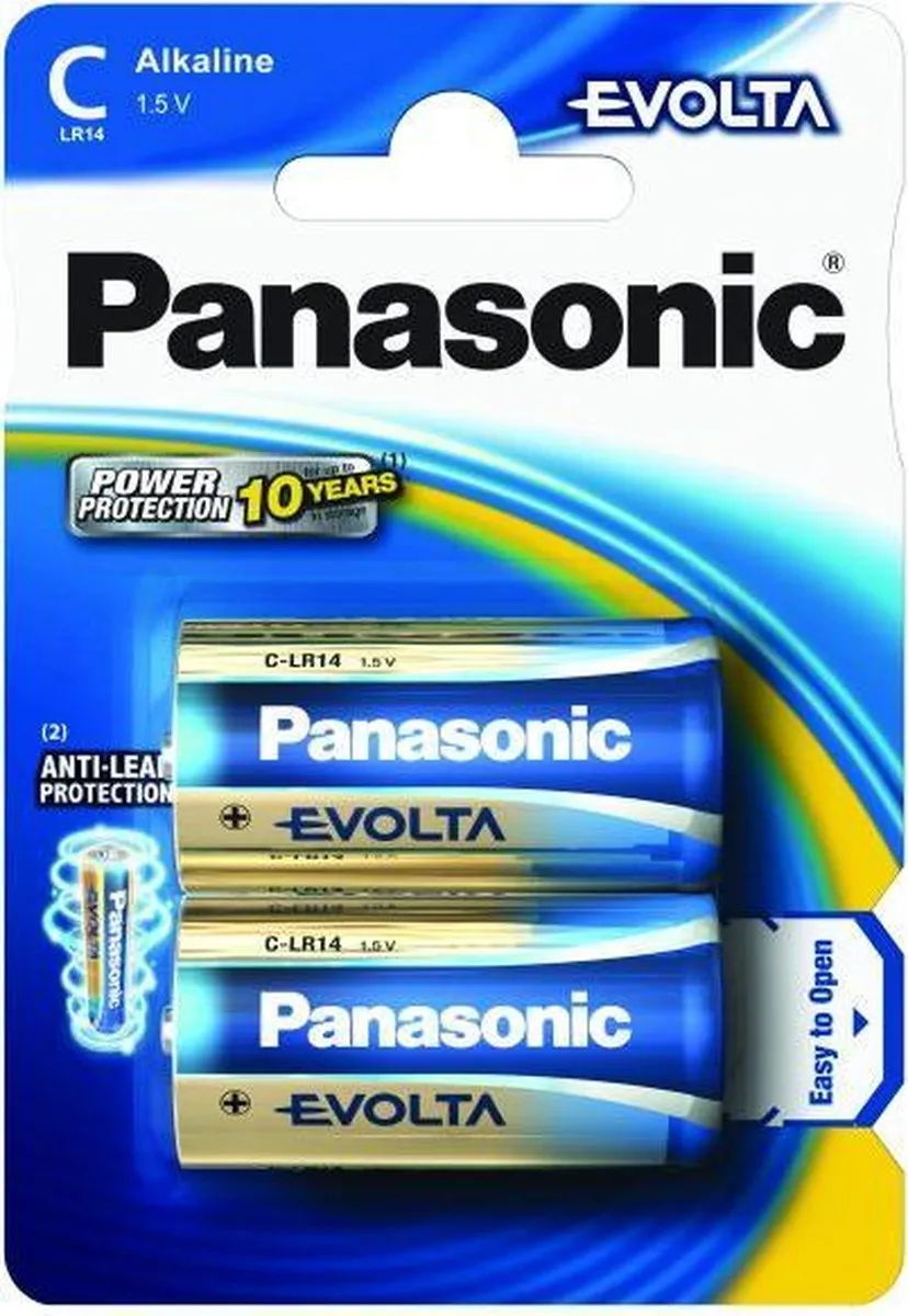 Panasonic Evolta C Alkaline Batterij - 2 Stuks