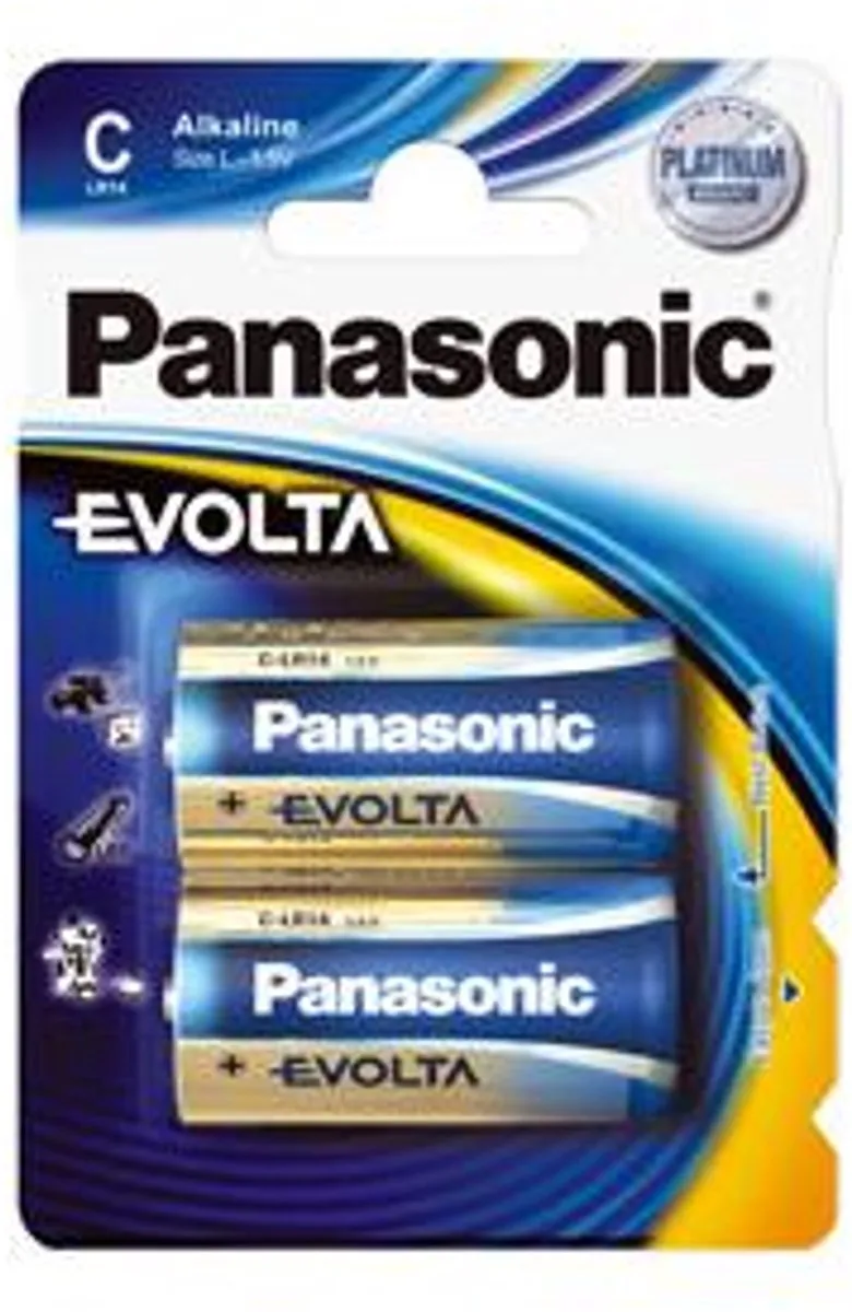 Panasonic Evolta C Alkaline Batterij - 2 Stuks