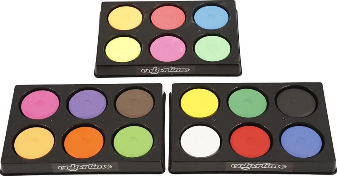 Colortime Waterverf Palet 6 Kleuren