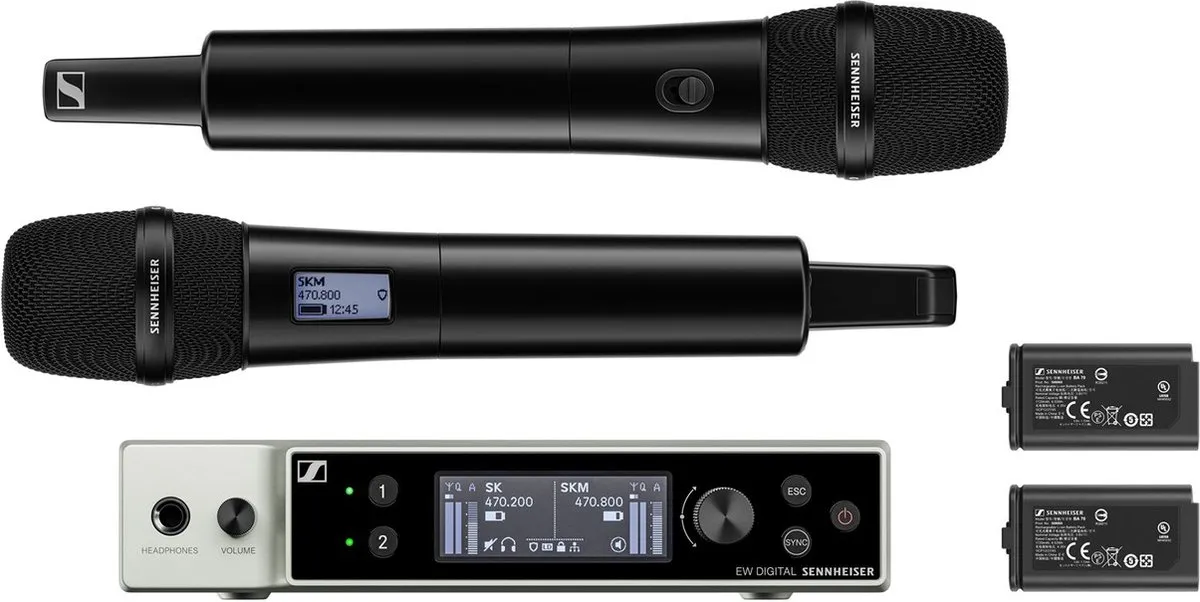 Sennheiser EW-DX 835-S SET Digitaal Microfoonsysteem
