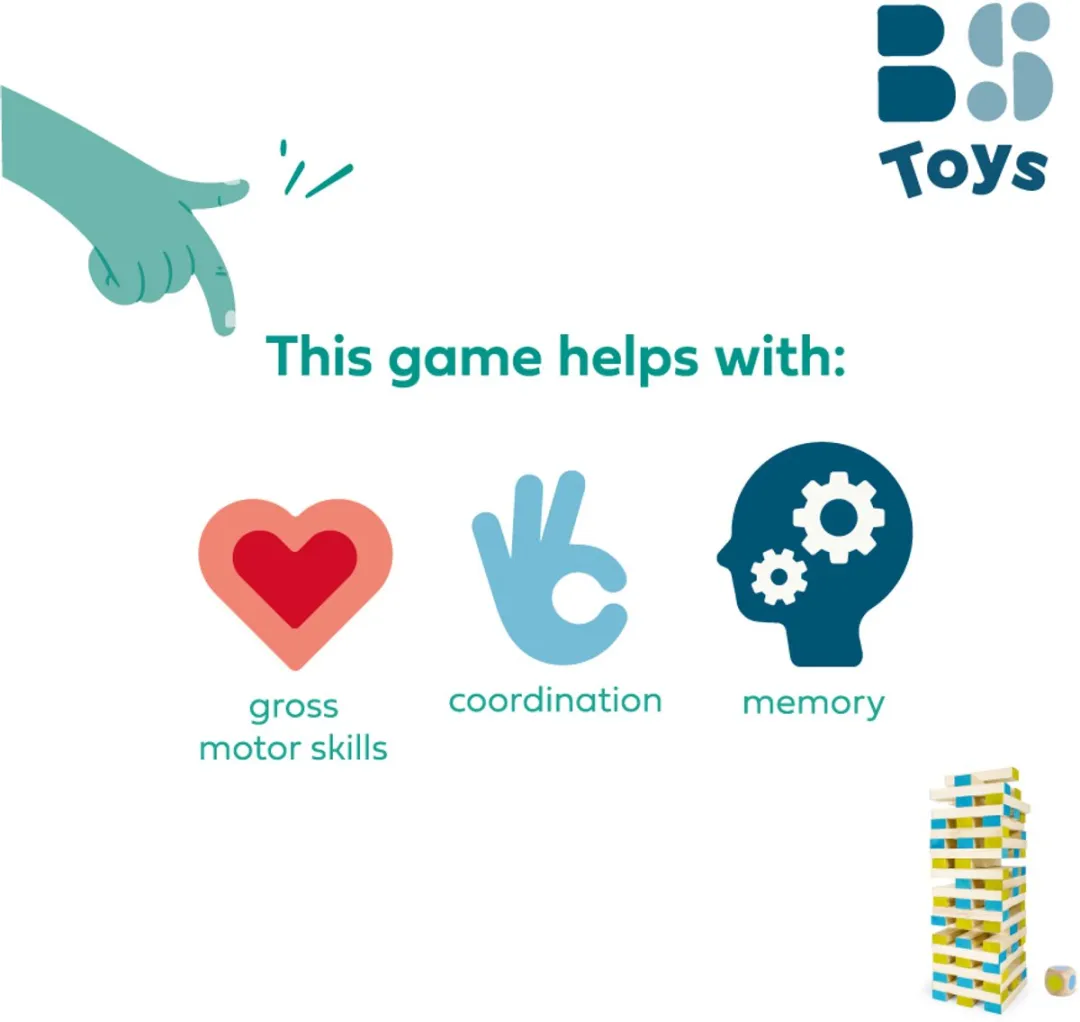BS Toys Grote Toren Spel Multicolour