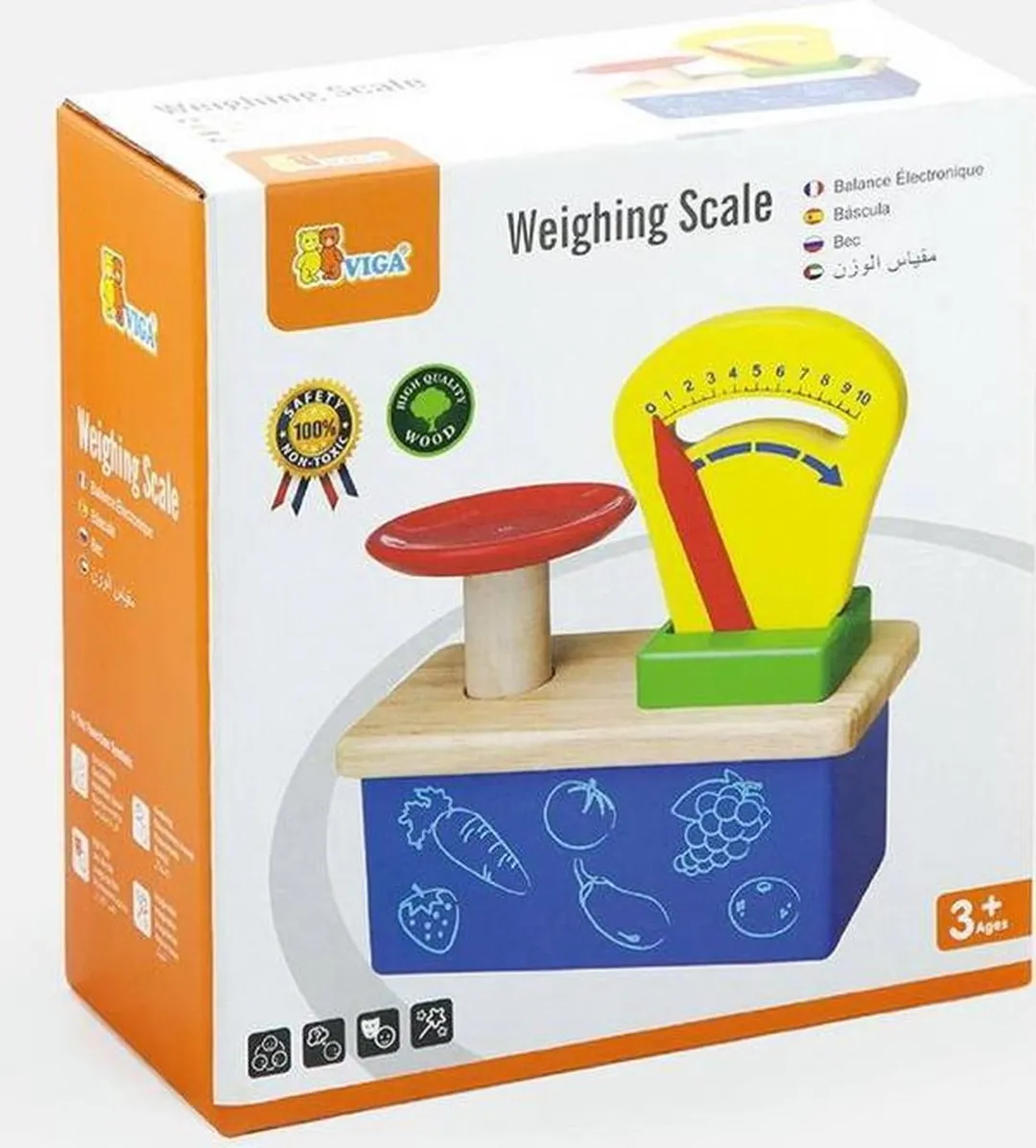 Viga Toys Speelgoedweegschaal - Multi Color
