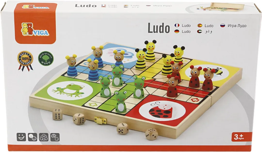New Classic Toys Viga Toys Ludo - Multi