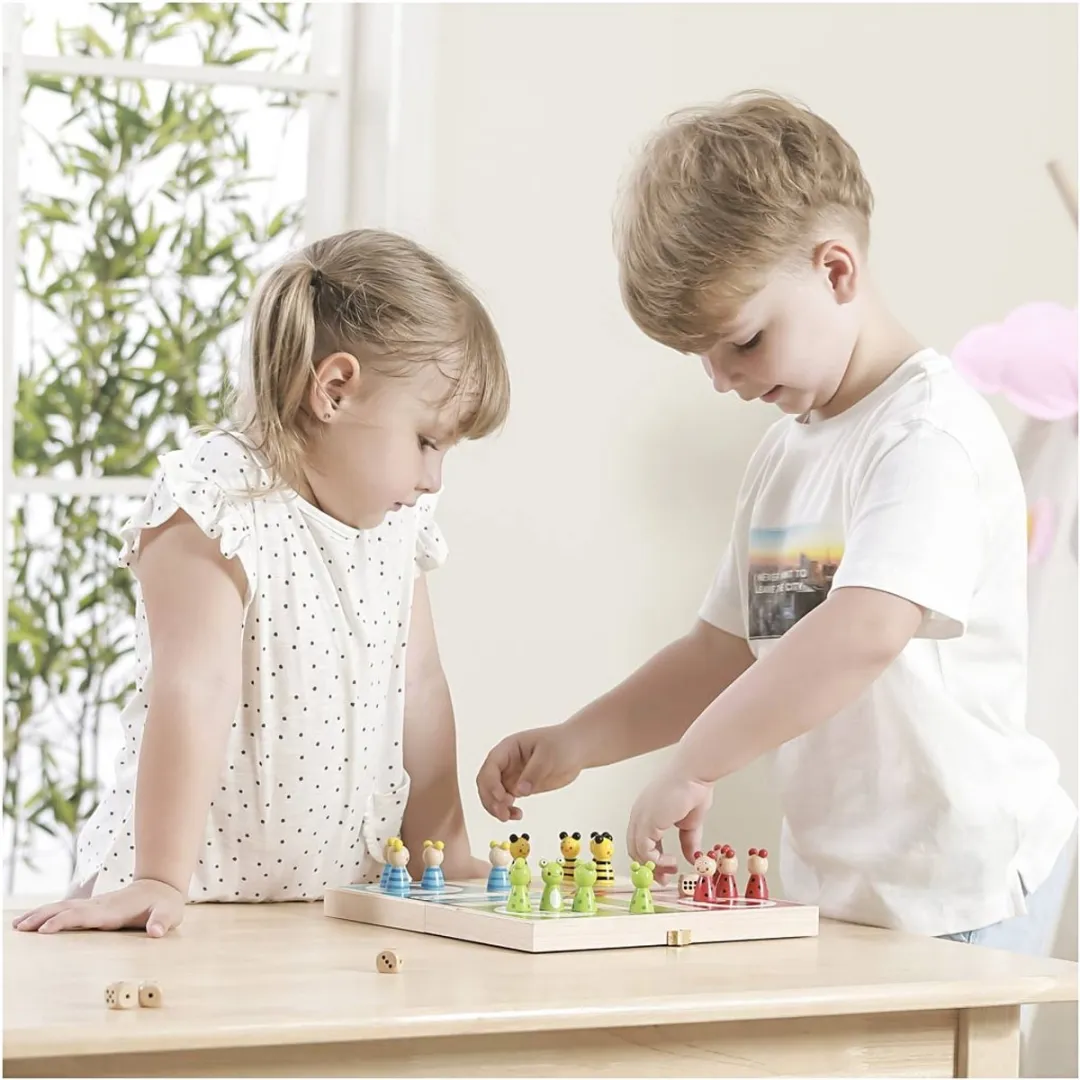 New Classic Toys Viga Toys Ludo - Multi - afbeelding 6 van 6