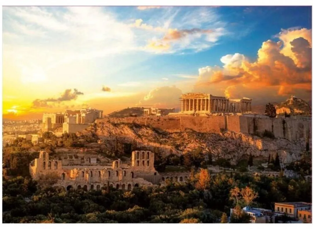 Educa Acropolis Atenas Puzzel 1000 Stuks - Meerkleurig