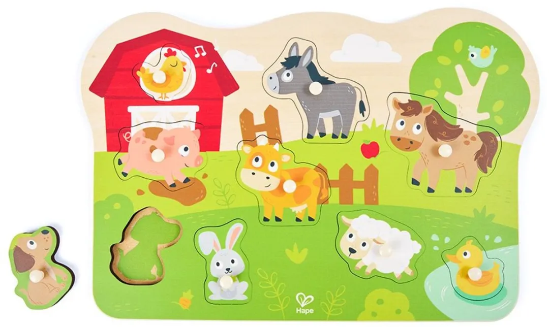Hape Boerderij Puzzel