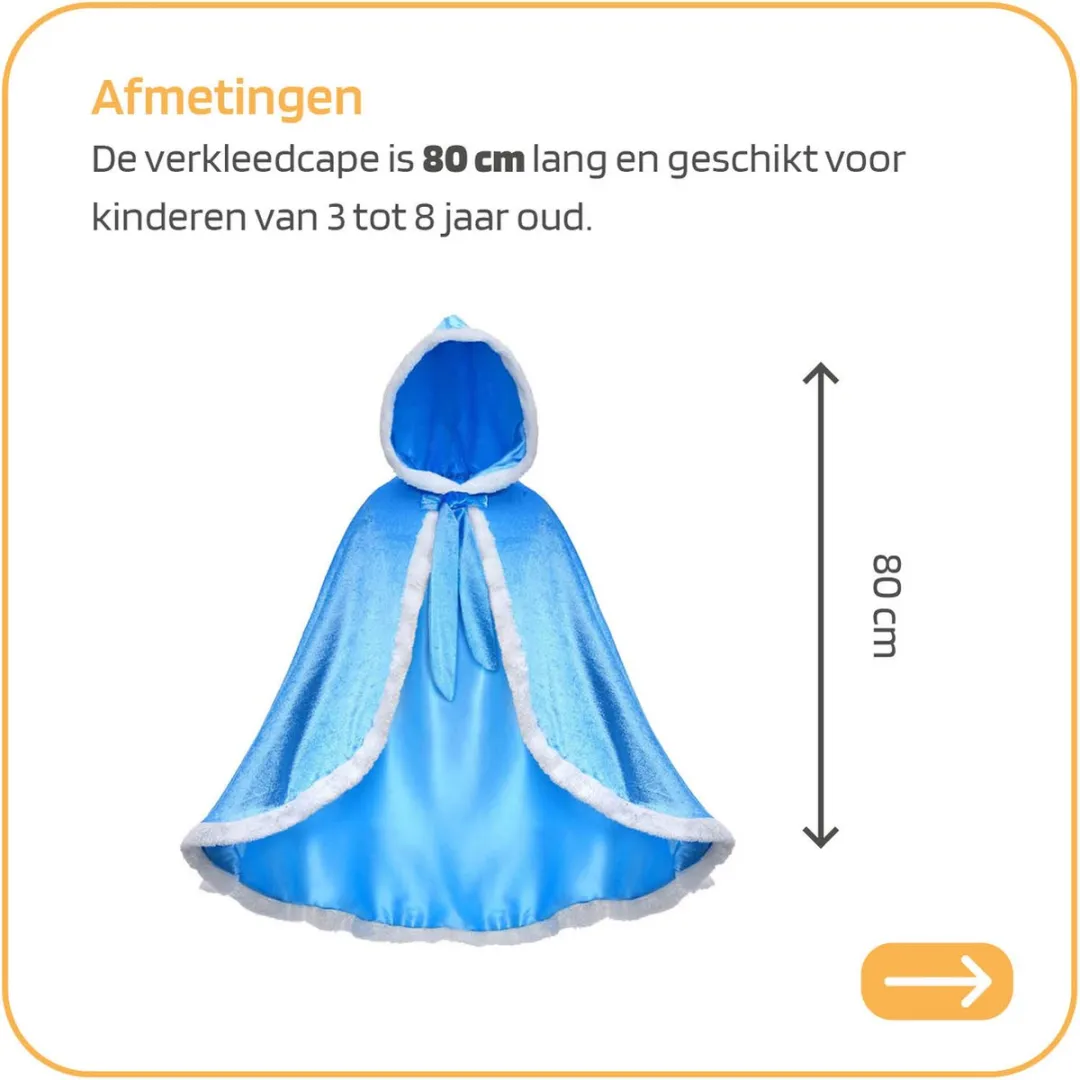 Jobber Toys Prinsessenjurk Mantel