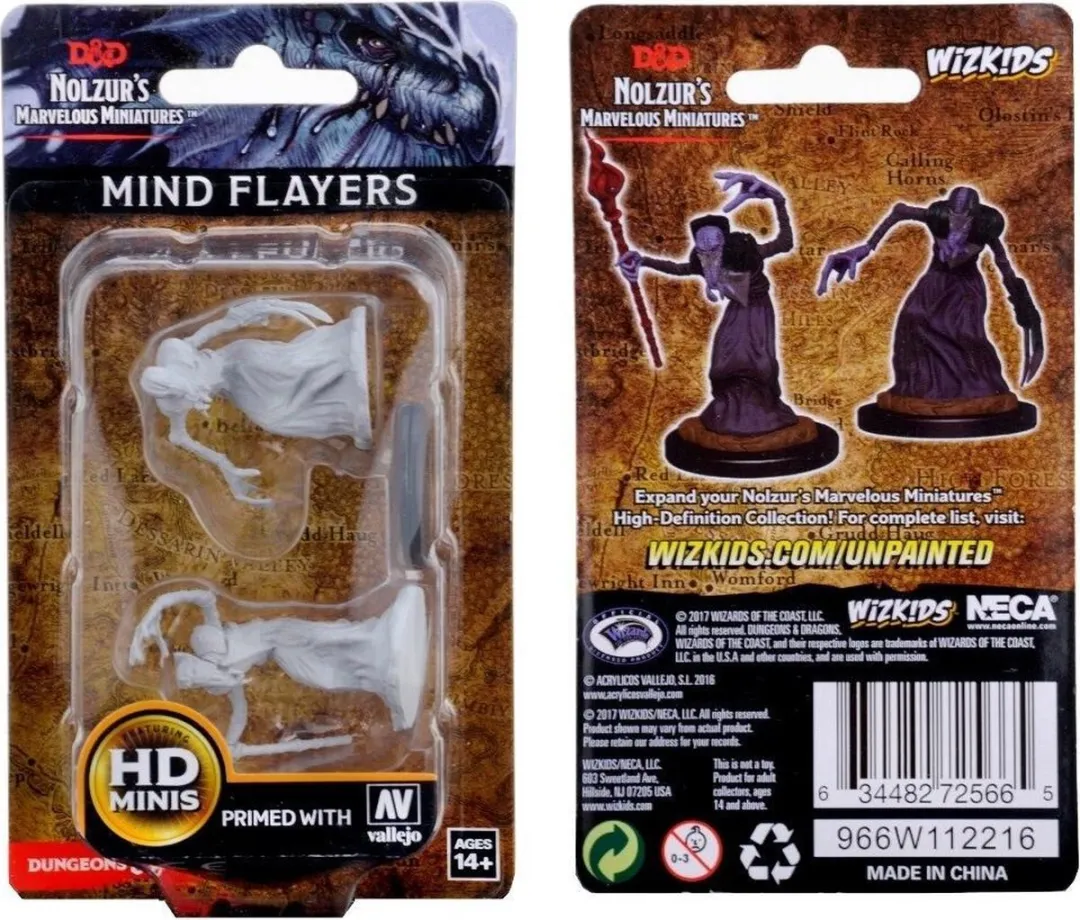 Wizkids D&D Nolzur's Marvelous Miniatures Mind Flayers
