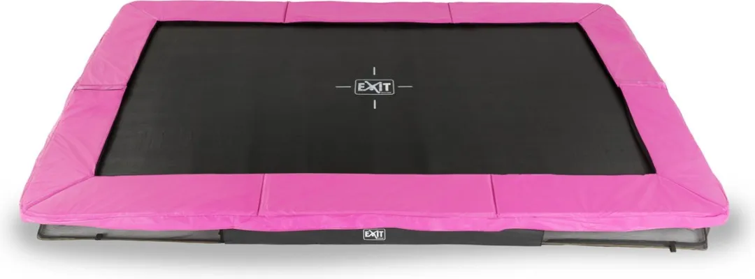 EXIT Silhouette Inground Trampoline 214x305cm - Roze