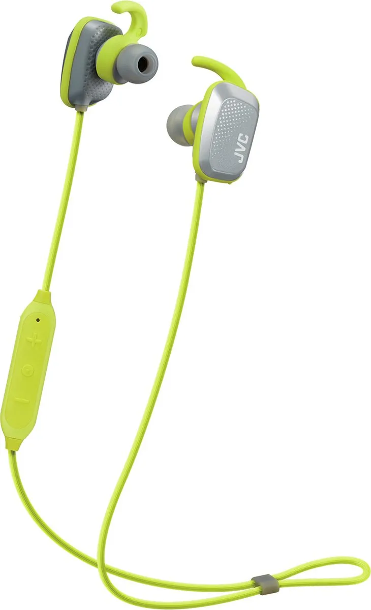 JVC BT Sports Pivot Motion Fit HA-ET65BV-H Cilinder Stofzak - Wit