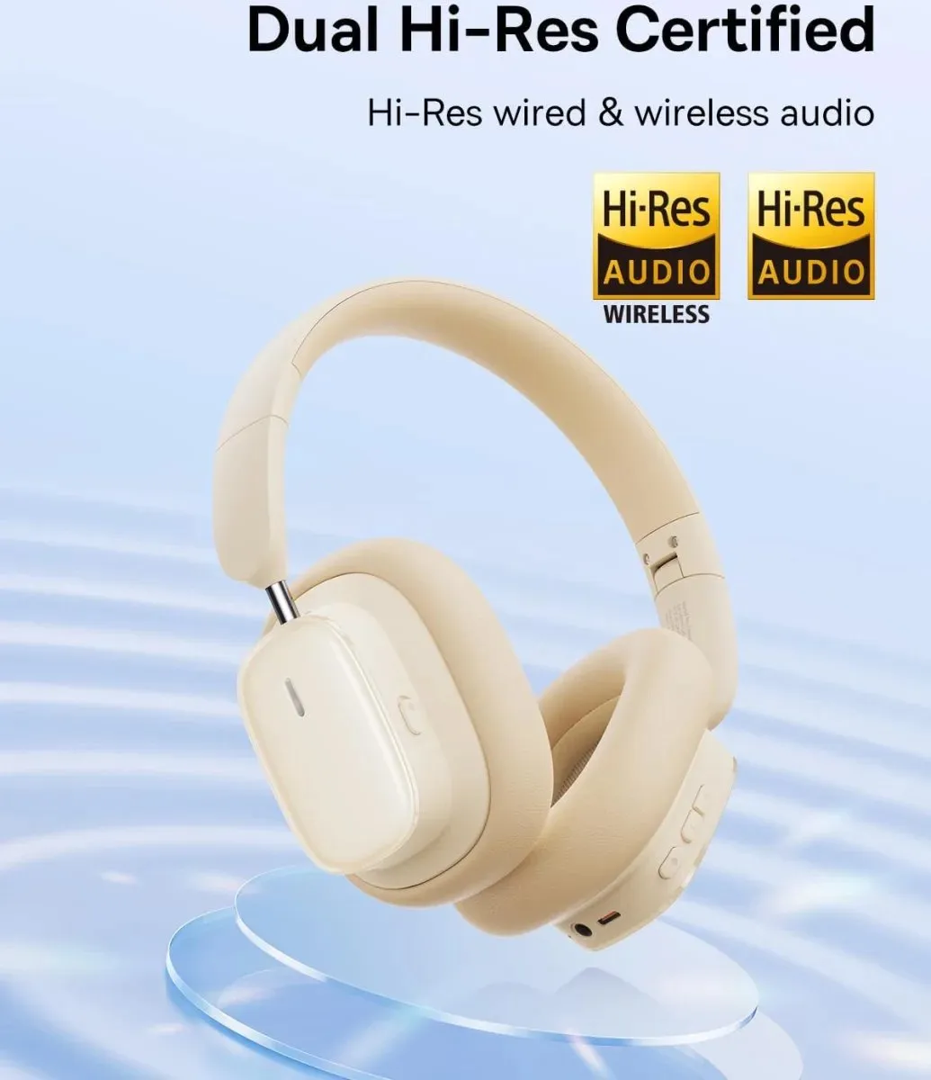 Baseus Bowie H1i ANC Koptelefoon - A00050402223-00 - Beige