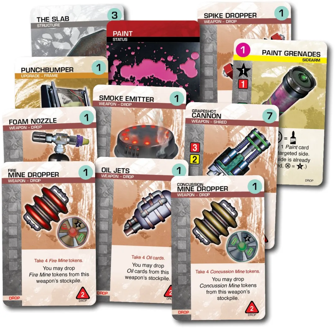 Steve Jackson Games Car Wars Dropped Weapons Pack Bordspel