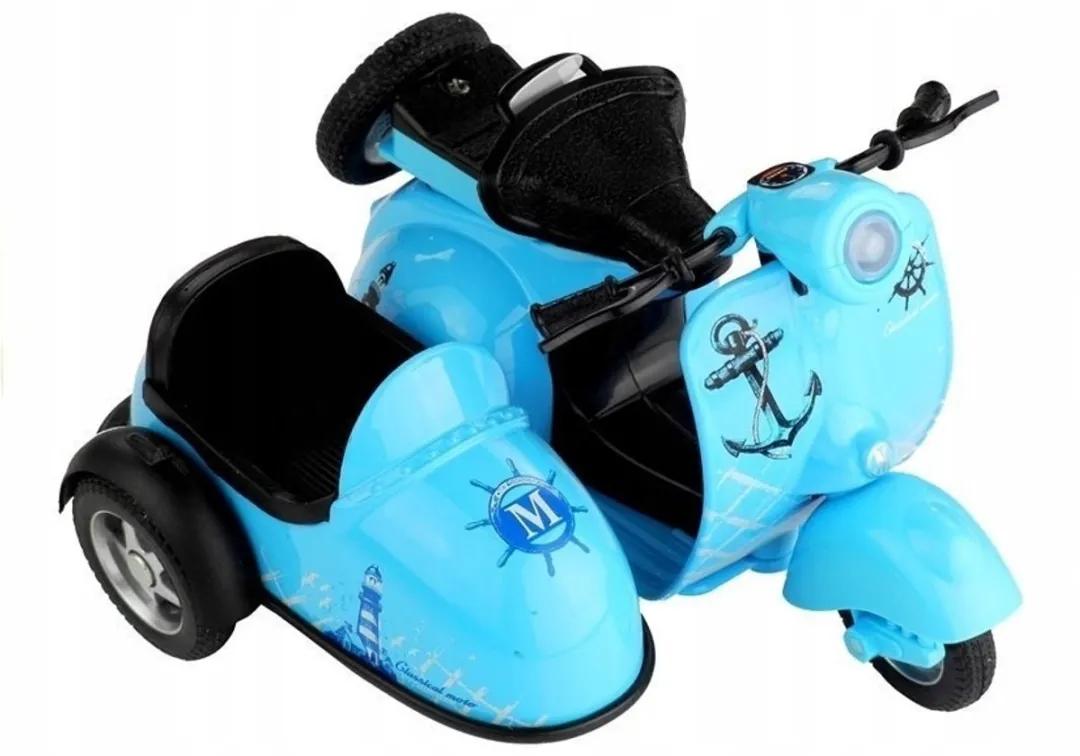 Lean Toys Speelgoedmotor 1:14 - Licht, geluid & pull-back - 3 kleuren - afbeelding 2 van 4