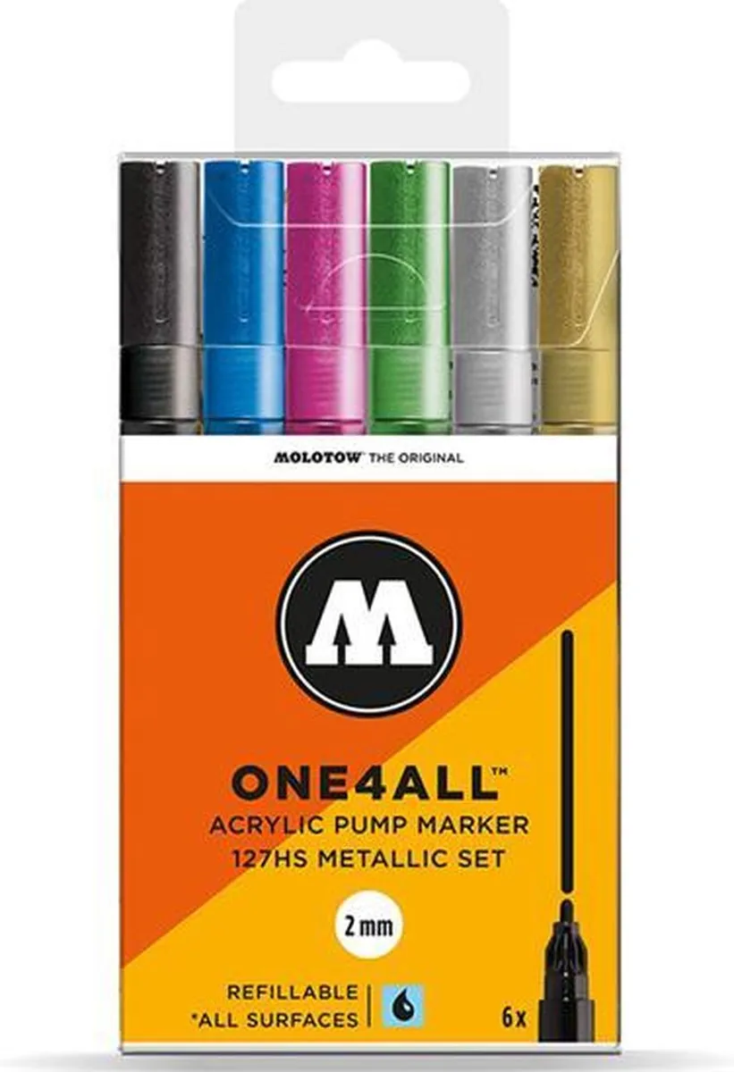 Molotow ONE4ALL Metallic Acrylstiften 2mm