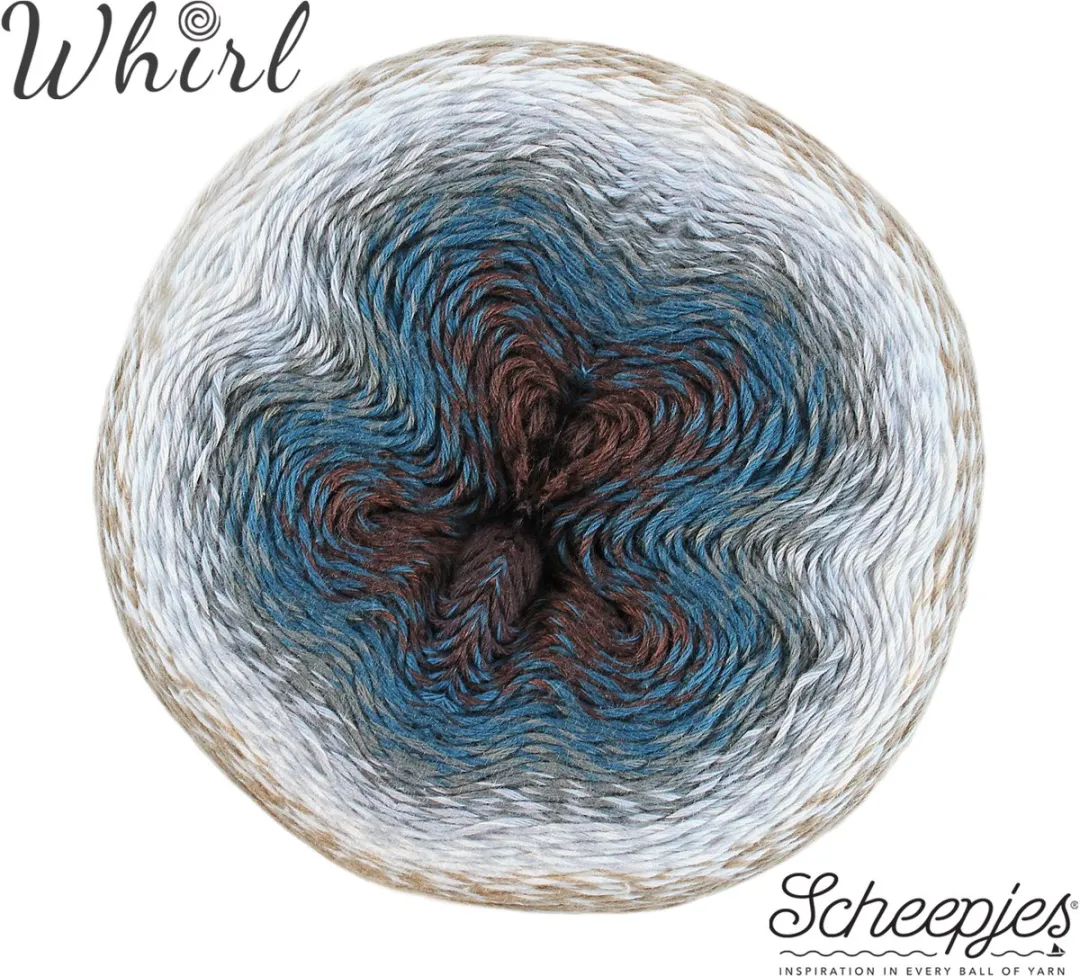 Scheepjes Whirl 1000m - Mid Morning Mocha'Roo - 3 Kleuren