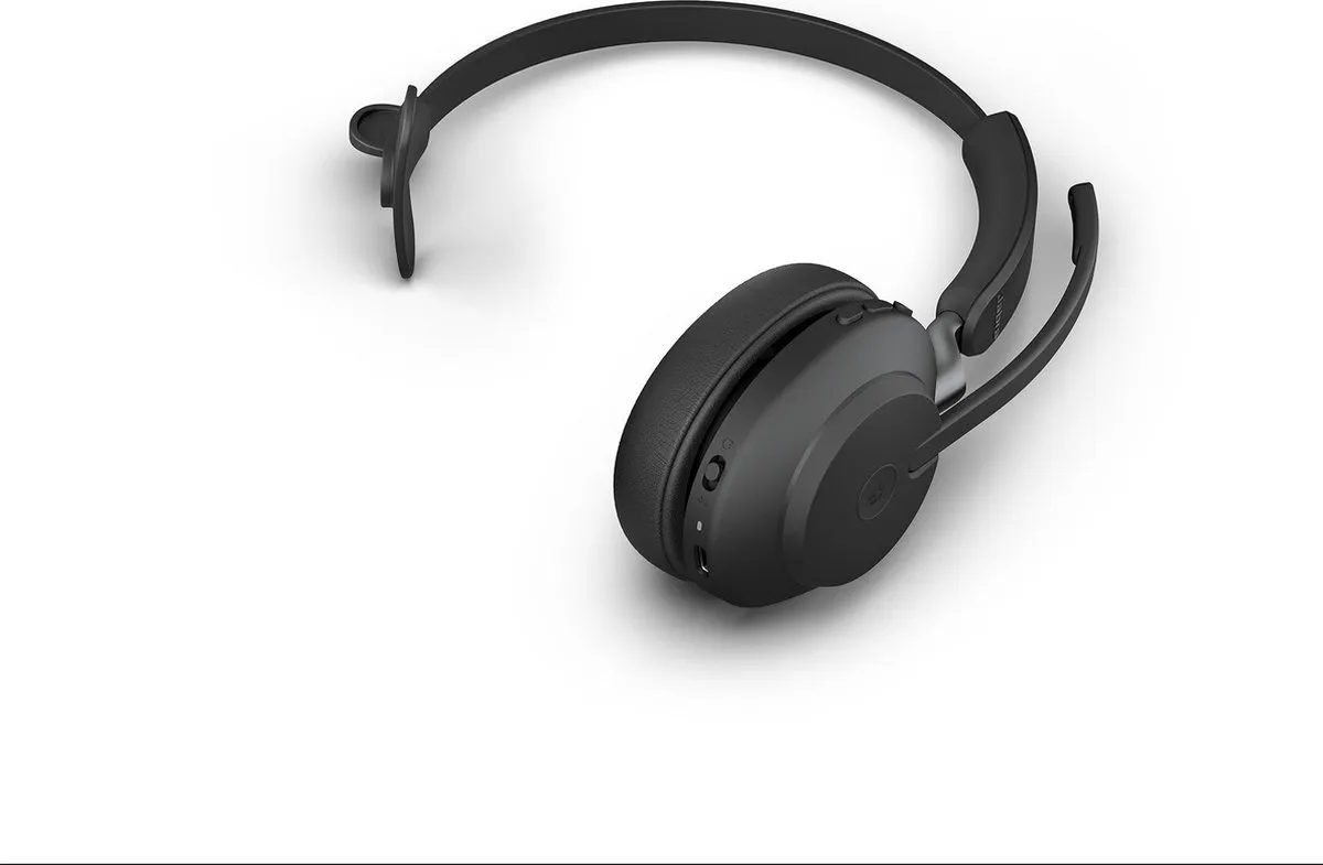 Jabra Evolve2 65 MS Mono Bluetooth Headset - Zwart - afbeelding 2 van 6
