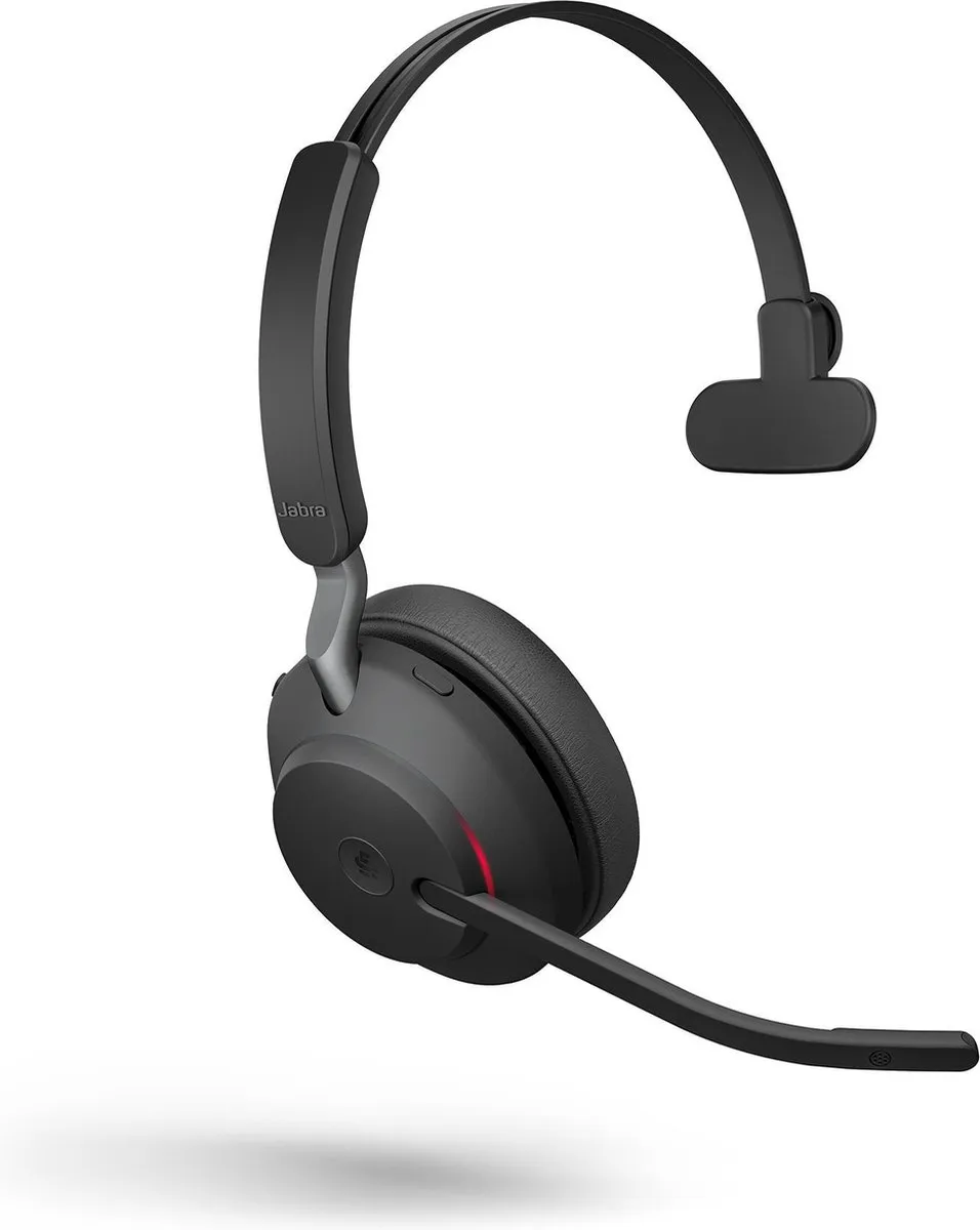 Jabra Evolve2 65 MS Mono Bluetooth Headset - Zwart - afbeelding 5 van 6