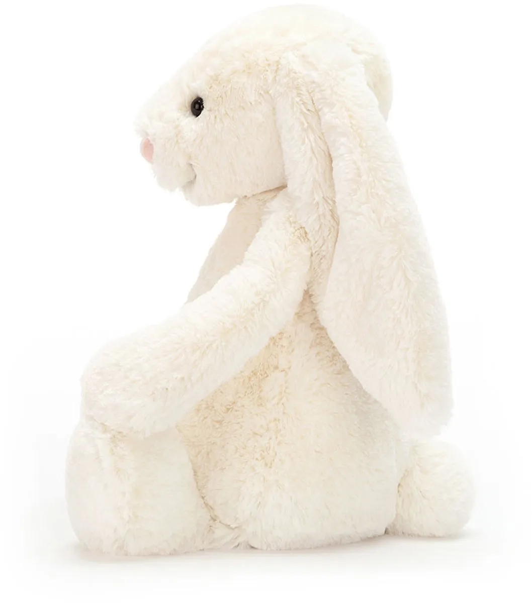 Jellycat Knuffels - Bashful Cream Bunny - Crèmewit - Konijn - Knuffel - 40 cm - Voor alle leeftijden