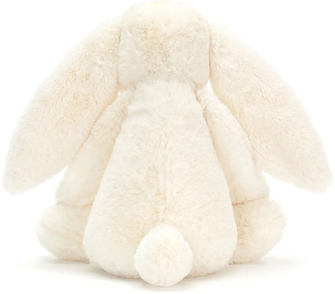 Jellycat Knuffels - Bashful Cream Bunny - Crèmewit - Konijn - Knuffel - 40 cm - Voor alle leeftijden