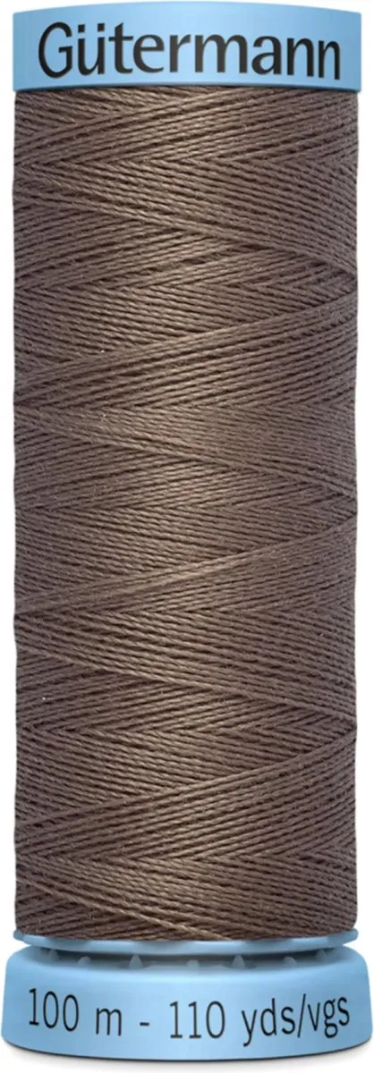 Gutermann Zijde Garen 100m - Zwart/Grijs/Wit