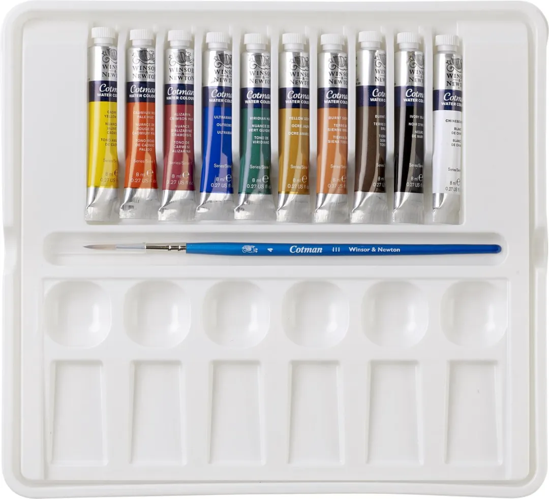 Winsor & Newton Cotman Aquarelset 10 Tubes 8ml