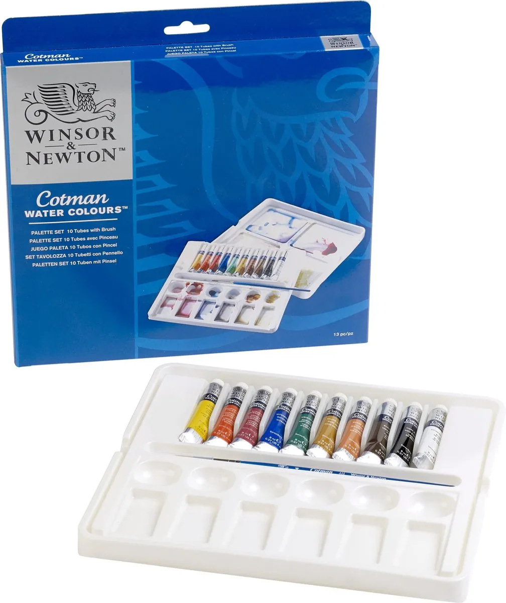 Winsor & Newton Cotman Aquarelset 10 Tubes 8ml