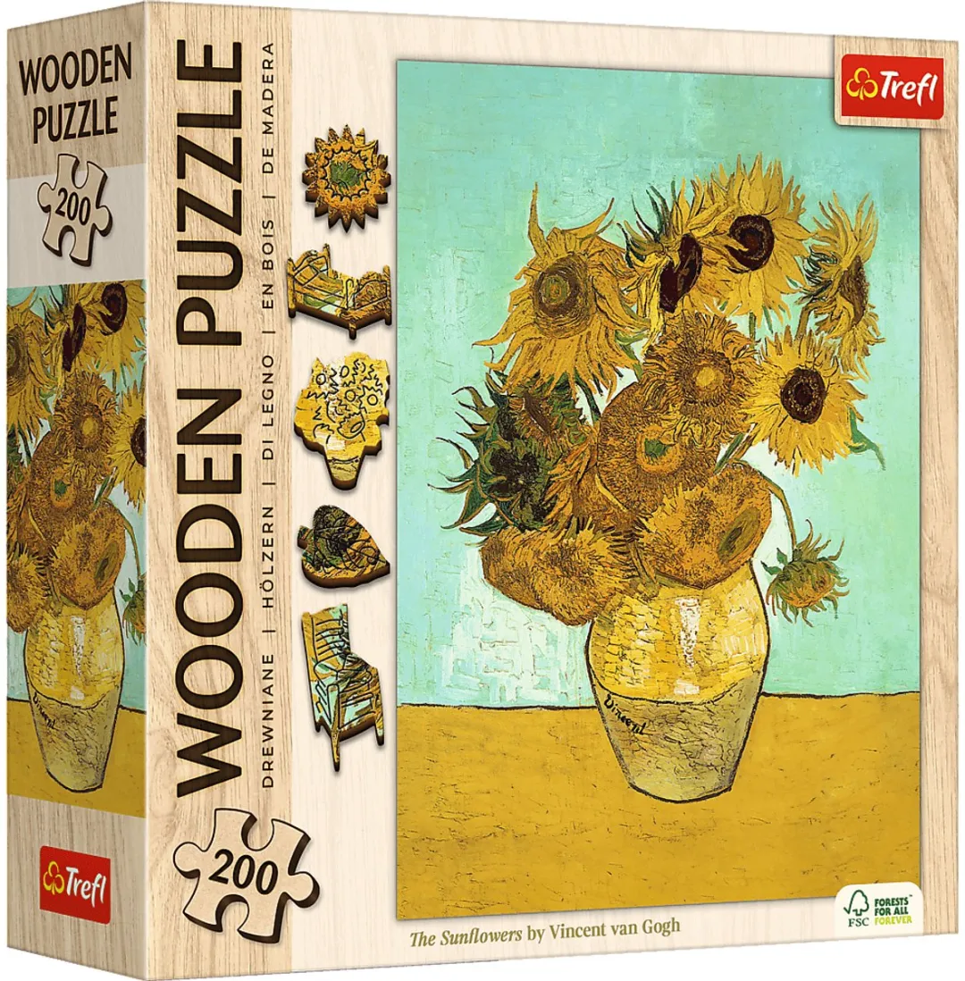 Trefl Vincent van Gogh Houten Puzzel 200 Stuks