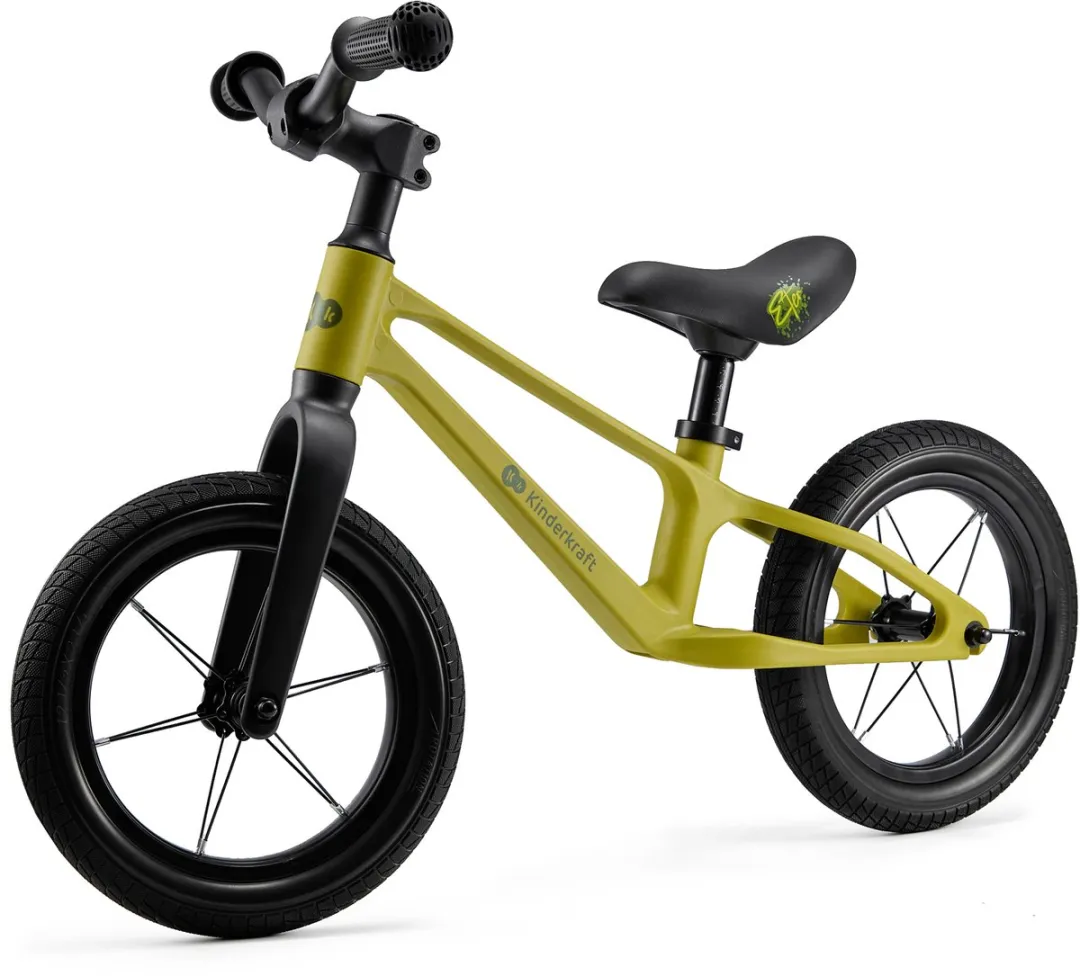 KinderKraft ETER Loopfiets 12" - Verstelbaar zadel - Lime