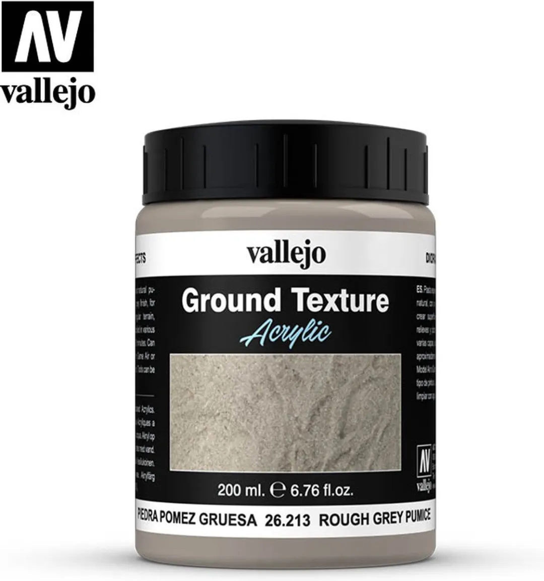 Vallejo Earth Texture 26213 Acryl - Ruw Grijs Puimsteen 200ml