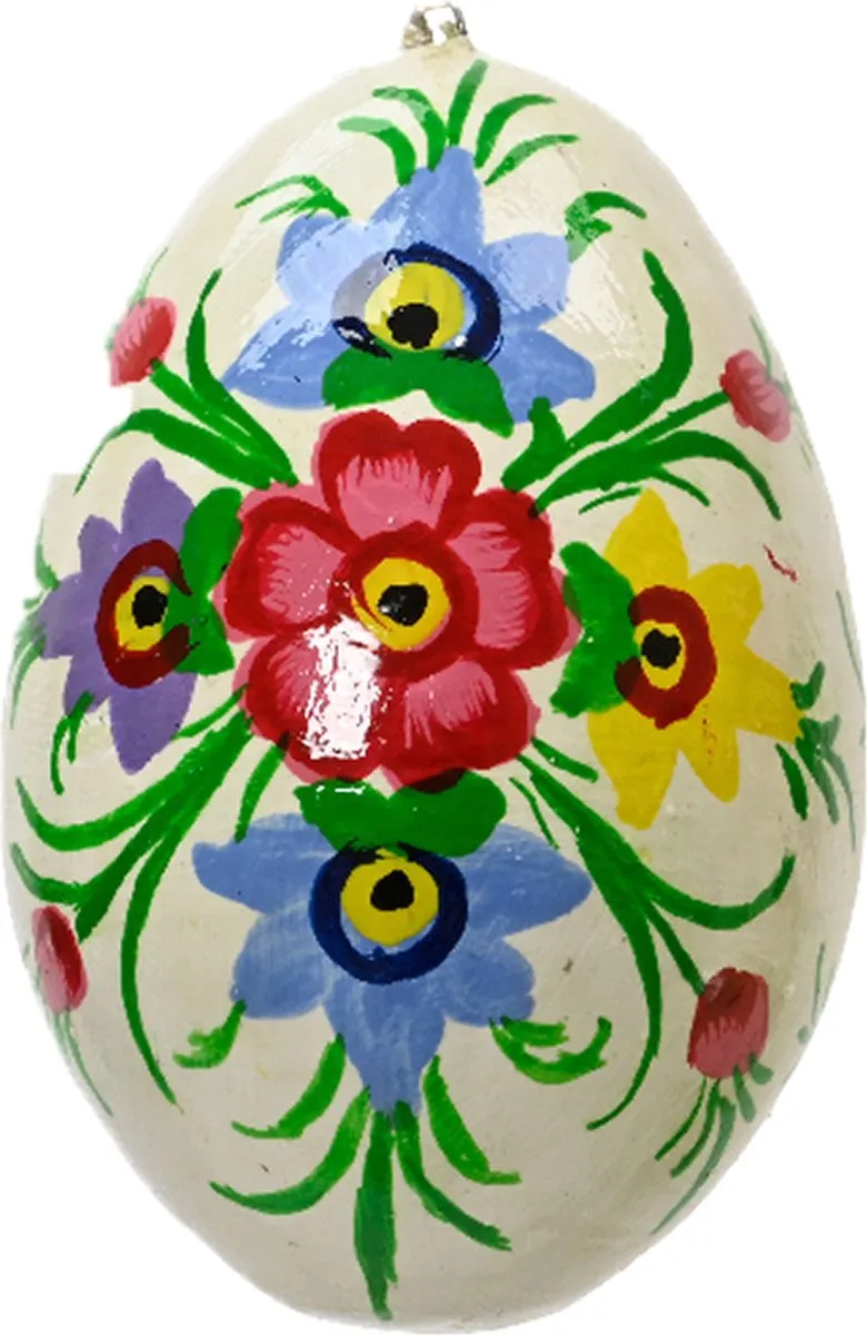 Decoris Hobby Eieren Kunststof Wit - 10 Stuks