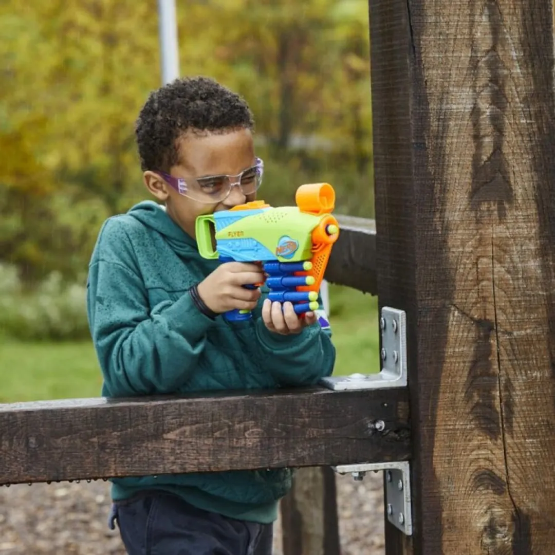 Hasbro Nerf Elite Jr Flyer - 5 Pijlen - Groen